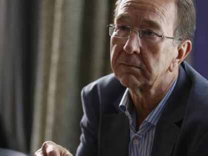 El historiador ingl&eacute;s Ian Kershaw, este lunes en Madrid.