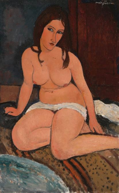 'Mujer sentada' (1917), de Amedeo Modigliani.