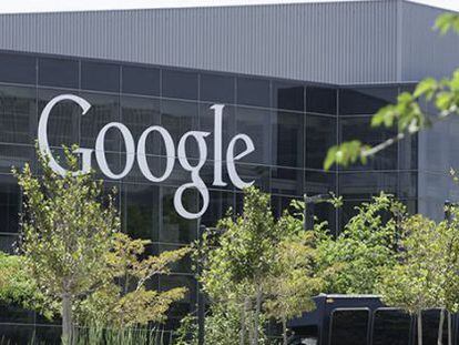 Vista general de la sede de Google en Mountain View, California