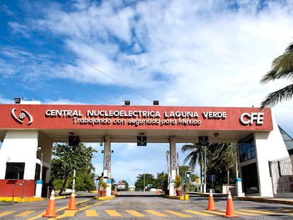 Vista exterior de la Planta Central Nucleoeléctrica Laguna Verde, en Veracruz (México).