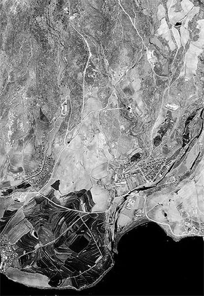 Imagen captada por satélite del complejo militar Musudan-ri, donde se prepara el lanzamiento del misil.