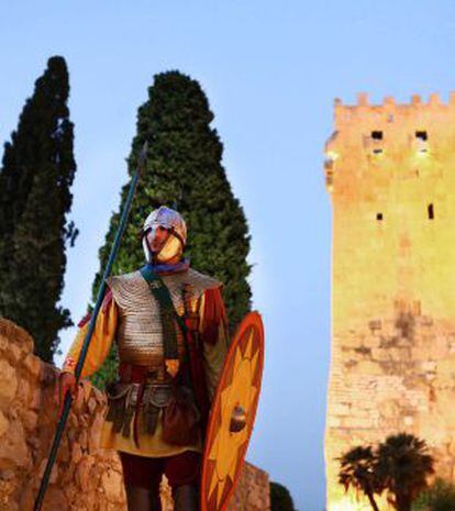 Un figurante participa en 'Tarragona, Historia Viva', una recreación de la época romana.
