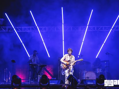 La Cabra Mecánica, durante su actuación en el festival Gigante.