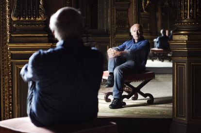 Eduardo Galeano, en una entrevista en Madrid en 2008.