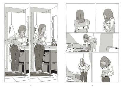 Viñetas de 'Le chemisier', cómic de Bastien Vivès.