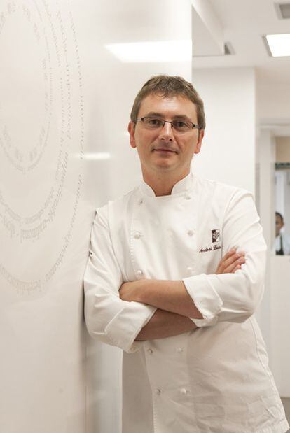 El cocinero Andoni Luis Aduriz, en una imagen del documental sobre la reconstrucción del restaurante Mugaritz.