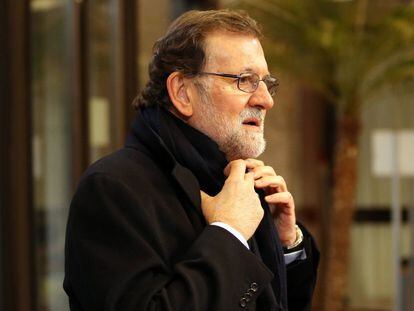 Rajoy, en su llegada a Bruselas la pasada semana.