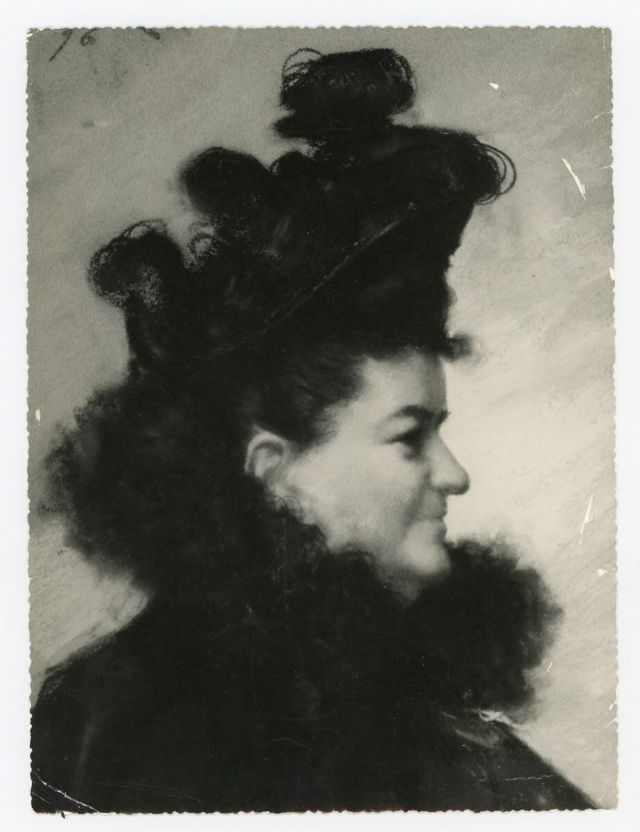 Emilia Pardo Bazán, retratada por Joaquín Vaamonde en 1896. ARQUIVO DE LA REAL ACADEMIA GALEGA