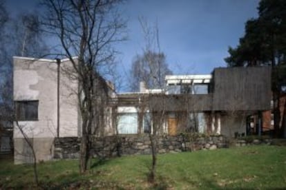 Casa museo Alvar Aalto, en el barrio Munkkiniemi, en Helsinki.