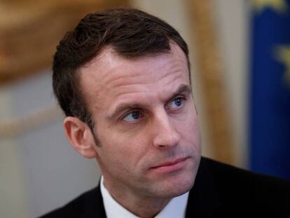 El presidente de Francia, Emmanuel Macron. 