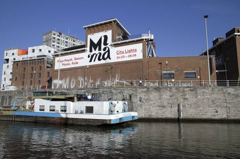 Vista del MIMA, a orillas del canal Charleroi, en Bruselas.