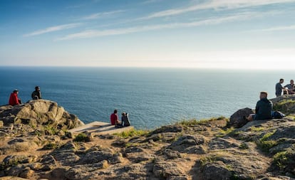 Vistas desde el cabo Fisterra, en la Costa da Morte (A Coruña).