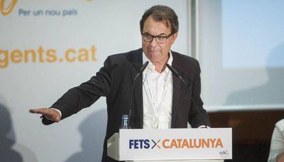 Artur Mas al Consell  Nacional de CDC, domingo.