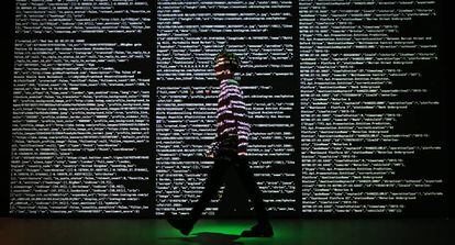 Imagen de la exposición Big Band Data, en Londres.