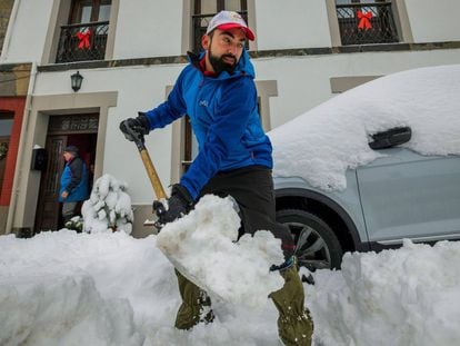 El temporal de nieve en España, en imágenes