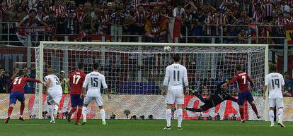Griezmann falla el penalti en la última final de Champions.