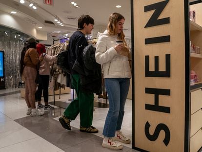Tienda temporal de Shein en el establecimiento de Forever 21 de Times Square, en Nueva York, en noviembre pasado.