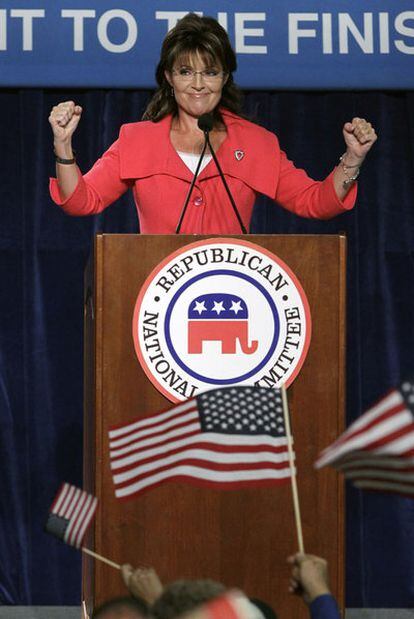 La ex gobernadora de Alaska, Sarah Palin, en Florida el 23 de octubre.