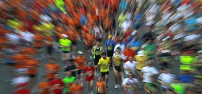 Imagen de la XXXV Maratón de Madrid, celebrada en 2011.