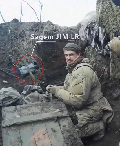 Captura del vídeo del comando ruso supuestamente infiltrado en Ucrania entre el 26 y el 28 de febrero.
