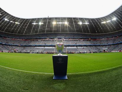 El trofeo de la Champions, en el Allianz.