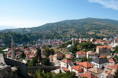 Vista de Travnik, en Bosnia and Herzegovina.