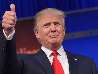 Trump, tras proclamarse presidente de EE UU.