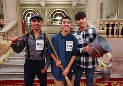 Candidatos al casting del musical The Choir Boys en Barcelona.  Martí E. Berenguer
