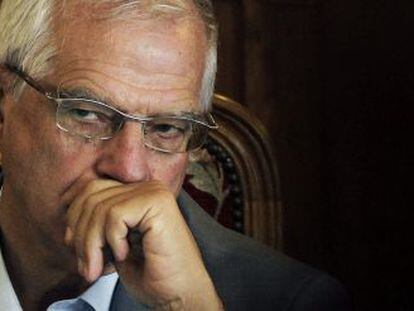 El expresidente del Parlamento Europeo Josep Borrell, el pasado julio.