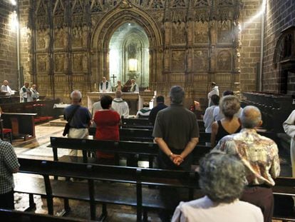 Misa en la catedral de València.