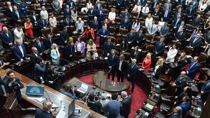 La Asamblea Legislativa de Argentina, en Buenos Aires, este miércoles.