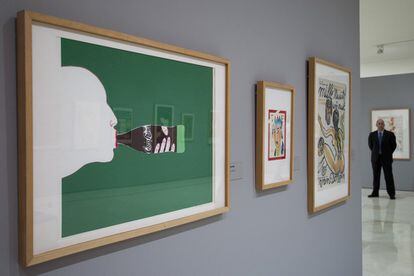 Obra de Marisol Escobar en la nueva exposición temporal del Museo Carmen Thyssen de Málaga 'Carteles de artista. De Toulouse-Lautrec a Jeff Koons'.