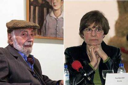 Josep Palau i Fabre y Rosa Maria Malet.