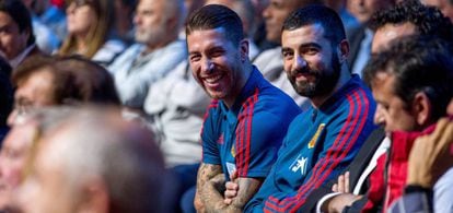 Sergio Ramos y Raúl Albiol.