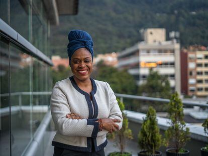 Aurora Vergara Figueroa, ministra de Educación de Colombia, en Bogotá, el 28 de abril del 2023.