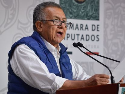 El legislador Benjamín Saúl Huerta Corona, diputado de Morena, acusado de presunto abuso sexual.