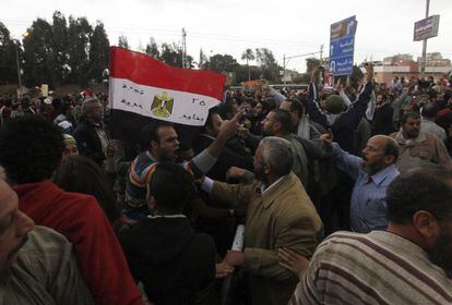 Seguidores del presidente egipcio, Mohamed Mursi, y de los Hermanos Musulmanes.