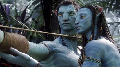 Fotograma de &#039;Avatar&#039;, la pel&iacute;cula de James Cameron que empez&oacute; la transici&oacute;n hacia el formato digital de exhibici&oacute;n. 