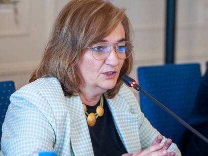 La presidenta de la Airef, Cristina Herrero.