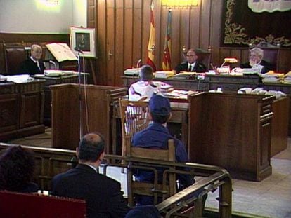 El juicio del caso Alcàsser en una imagen del documental.