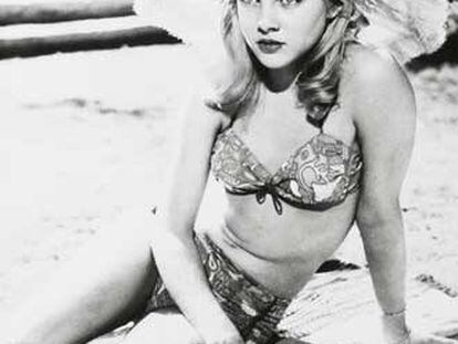 La actriz Sue Lyon, que encarnó a Lolita en la película de Stanley Kubrick de 1962.