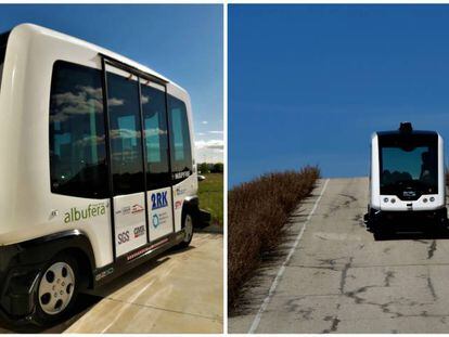 El autobús autónomo que recorrerá el parque de Timanfaya.