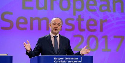 El comisario europeo de Econom&iacute;a, Pierre Moscovici. 