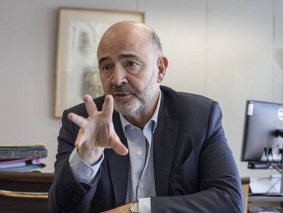 El comisario de Asuntos Económicos, Pierre Moscovici. 
 