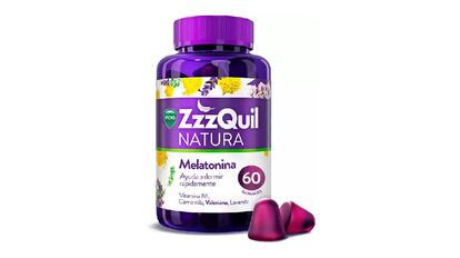 Some tablets in 'gummy' format with natural ingredients such as melatonin, chamomile, valerian or lavender.  ZZZQUIL.