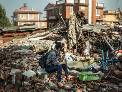 Katmandú, días después del terremoto que asoló el país el pasado 29 de abril.