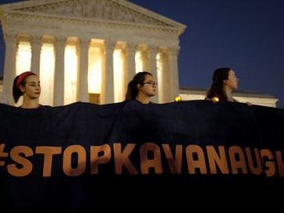 Los conservadores prevén que la Cámara Alta tome el fin de semana su decisión final sobre el nominado de Trump, acusado de abusos sexuales