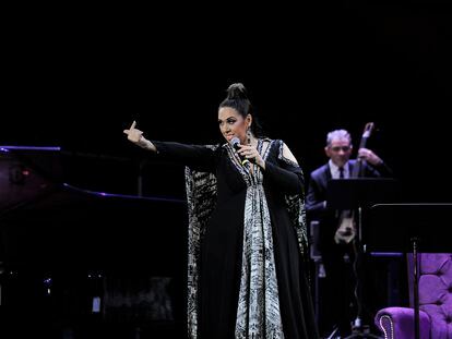 La soprano mexicana Regina Orozco durante un concierto en Guanajuato, en 2019.