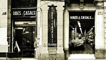 Fotomontaje de las fachadas de las primeras tiendas en Madrid y Barcelona.