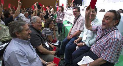 Willy Meyer, Felipe Alcaraz, José L. Centella y Diego Valderas.